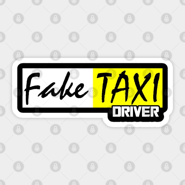 fake taxi driver Sticker by Javacustoms